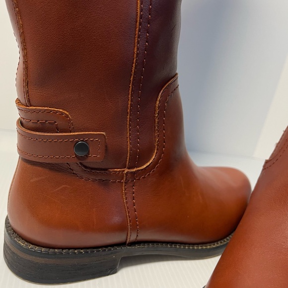 Franco Sarto Genuine Leather Upper Knee-High Boots US sz 6 Color: Cognac - Picture 5 of 14